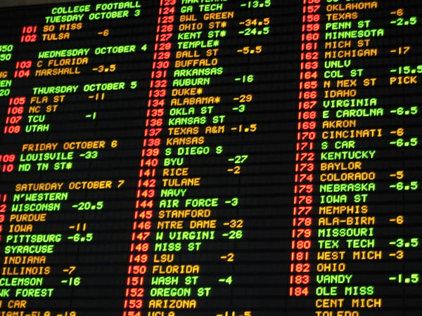 List of sportsbooks, odds and sports teams